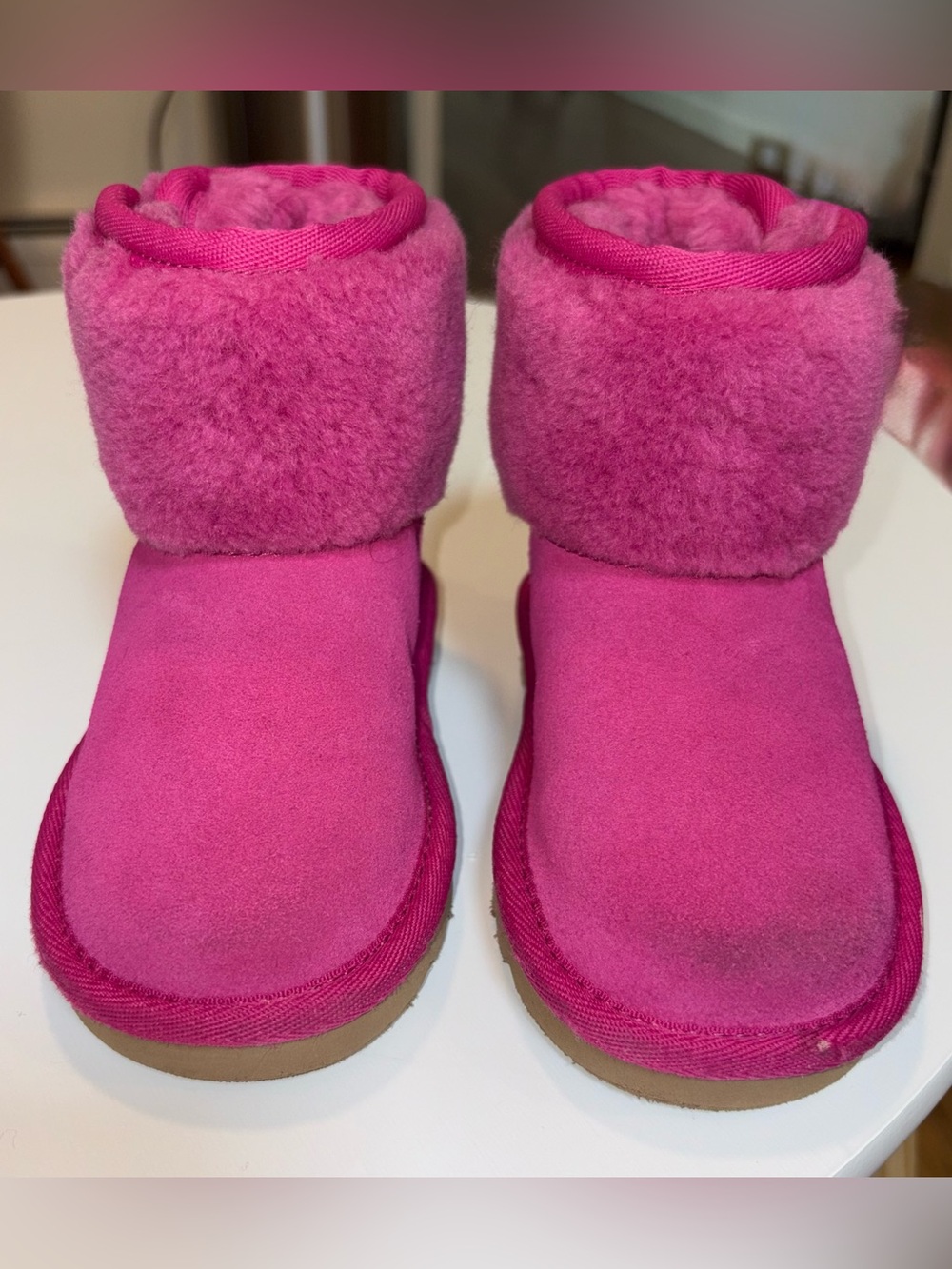 UGG Kids' Classic Jona Luxury Boot with Shearling Cuff Toddler 7